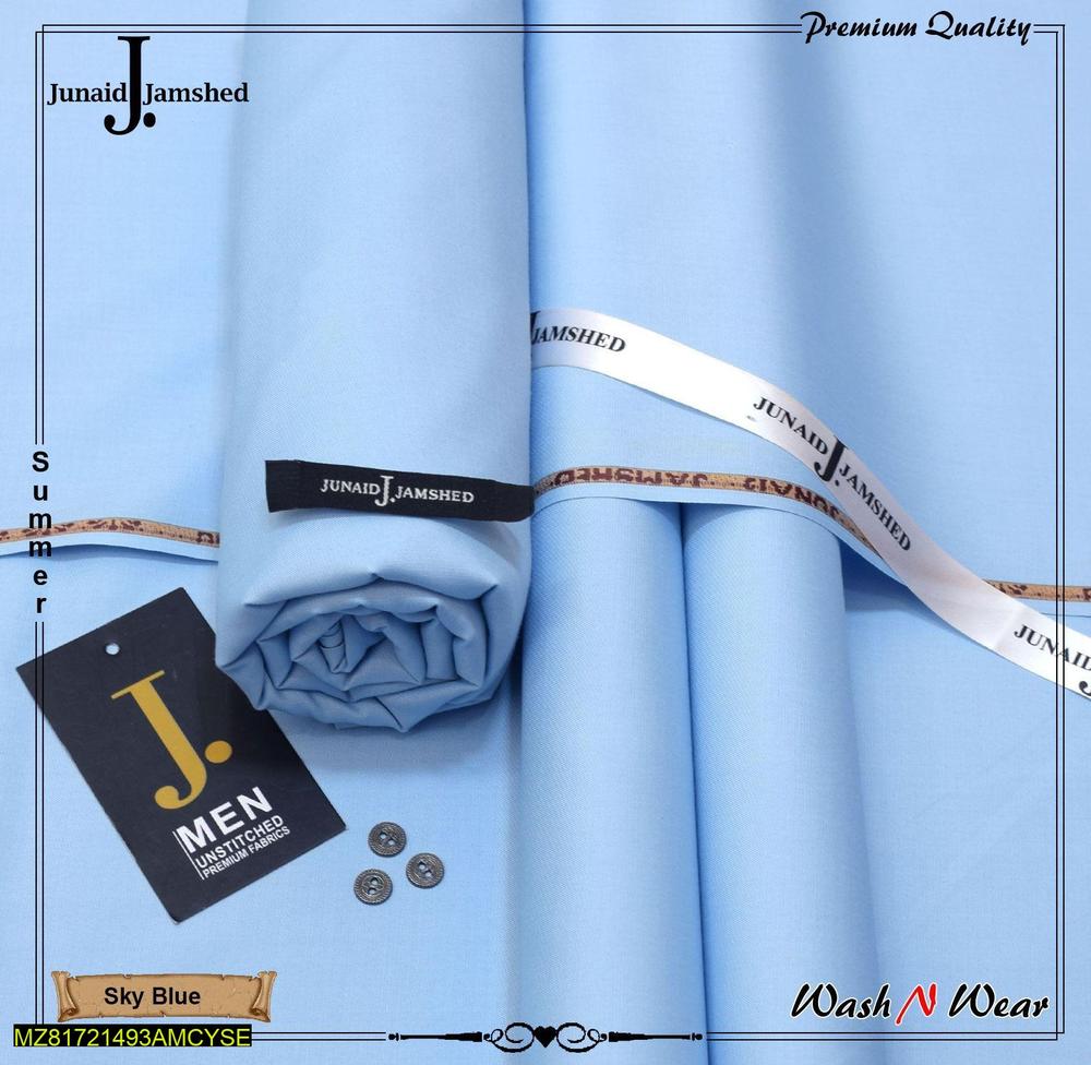 Blue color Fabric  Boski wash and wear