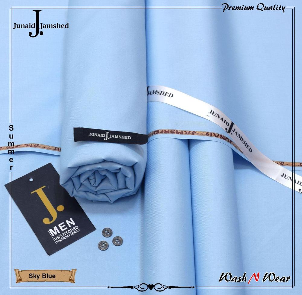Blue color Fabric  Boski wash and wear
